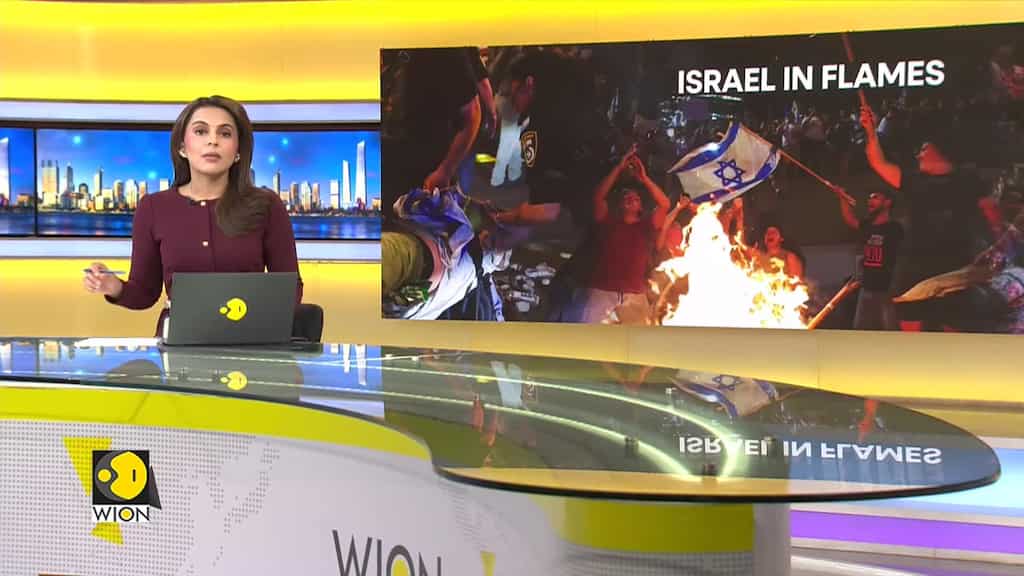 Israel-Hamas War: Scuffles break out between police and demonstrators near Netanyahu's residence