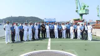 Indian Coast Guard vessel Sujay makes port call in South Korea
