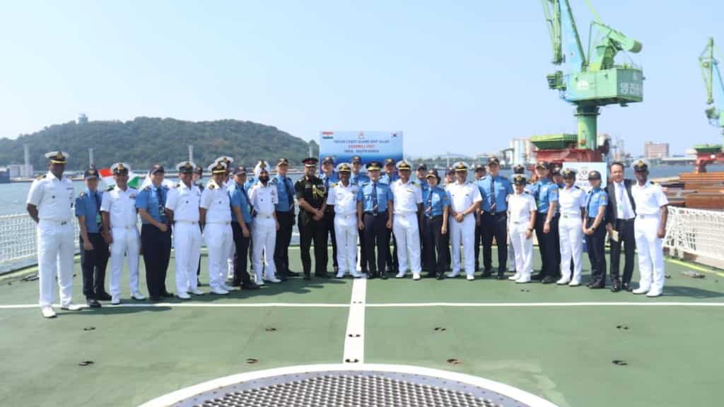 Indian Coast Guard vessel Sujay makes port call in South Korea