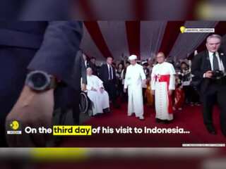 Pope Francis calls for climate change action during Mosque Visit