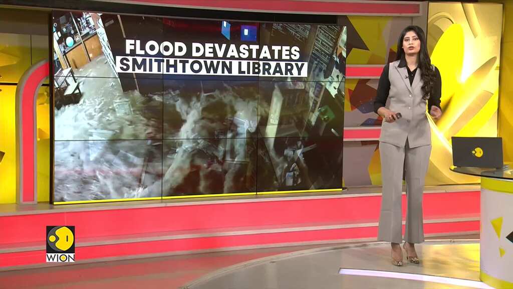 Catastrophic flooding in New York's Suffolk County