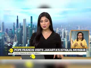 Pope Francis meets grand Imam of Southeast Asia's largest Mosque in Jakarta