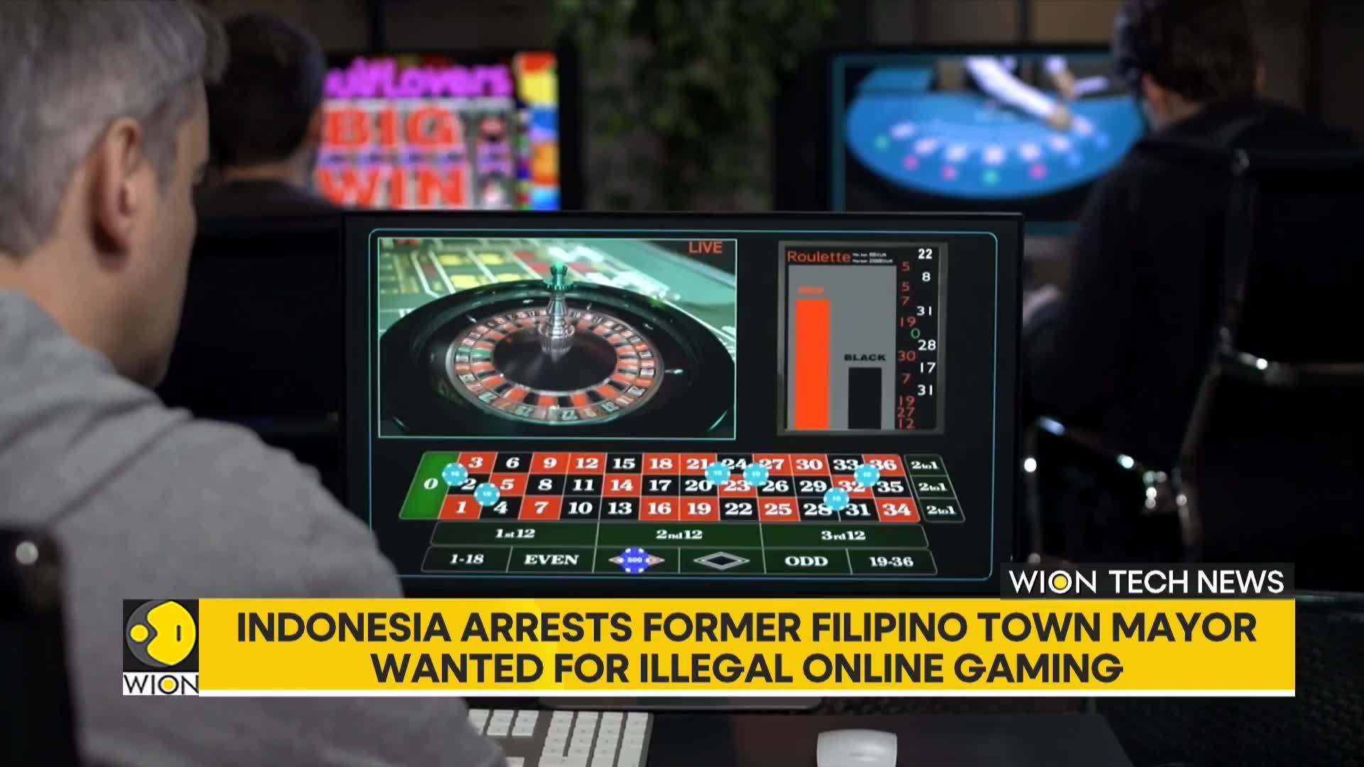 Indonesia arrests former Filipino town mayor wanted for illegal online gaming