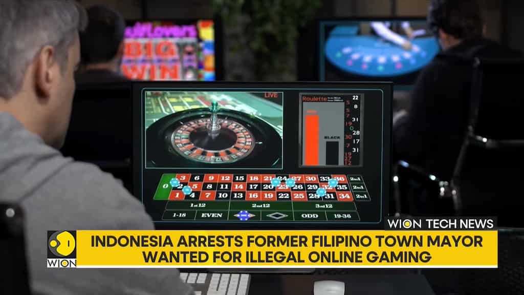 Indonesia arrests former Filipino town mayor wanted for illegal online gaming