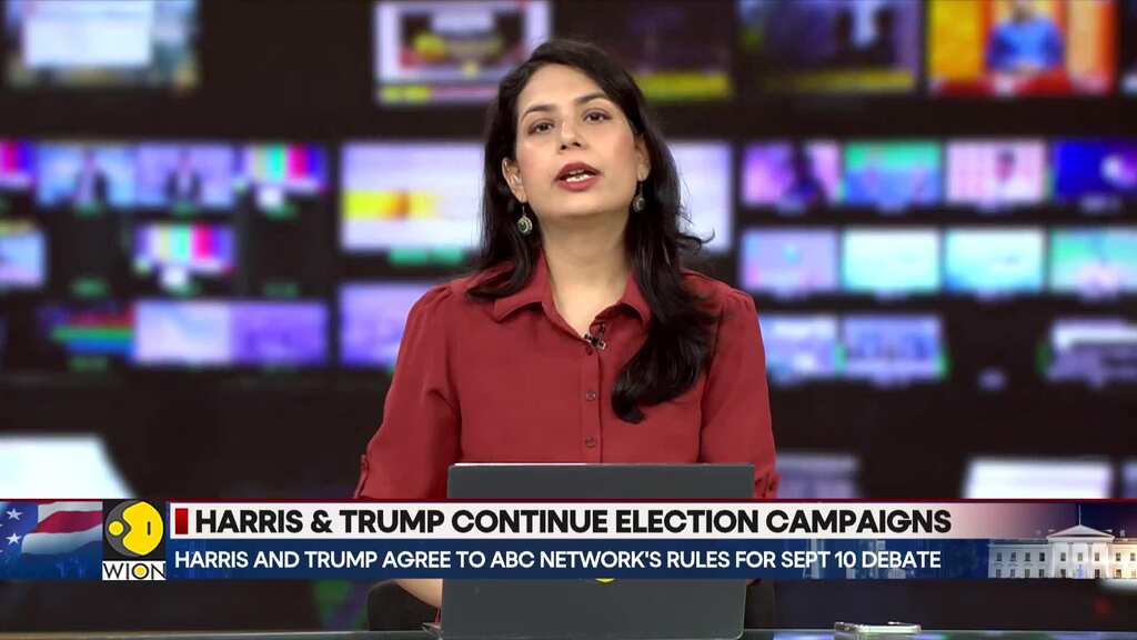 US Elections 2024: Harris & Trump agree to ABC Network's rules for Sept 10 debate