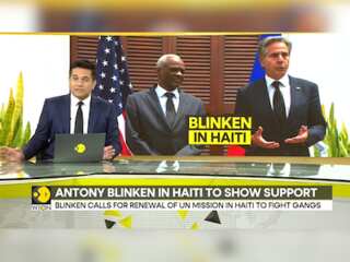 Blinken in Haiti: Blinken calls for renewal of UN Mission in Haiti to fight gangs