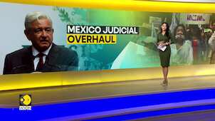 Mexico judicial overhaul: Judicial workers block senate entrance