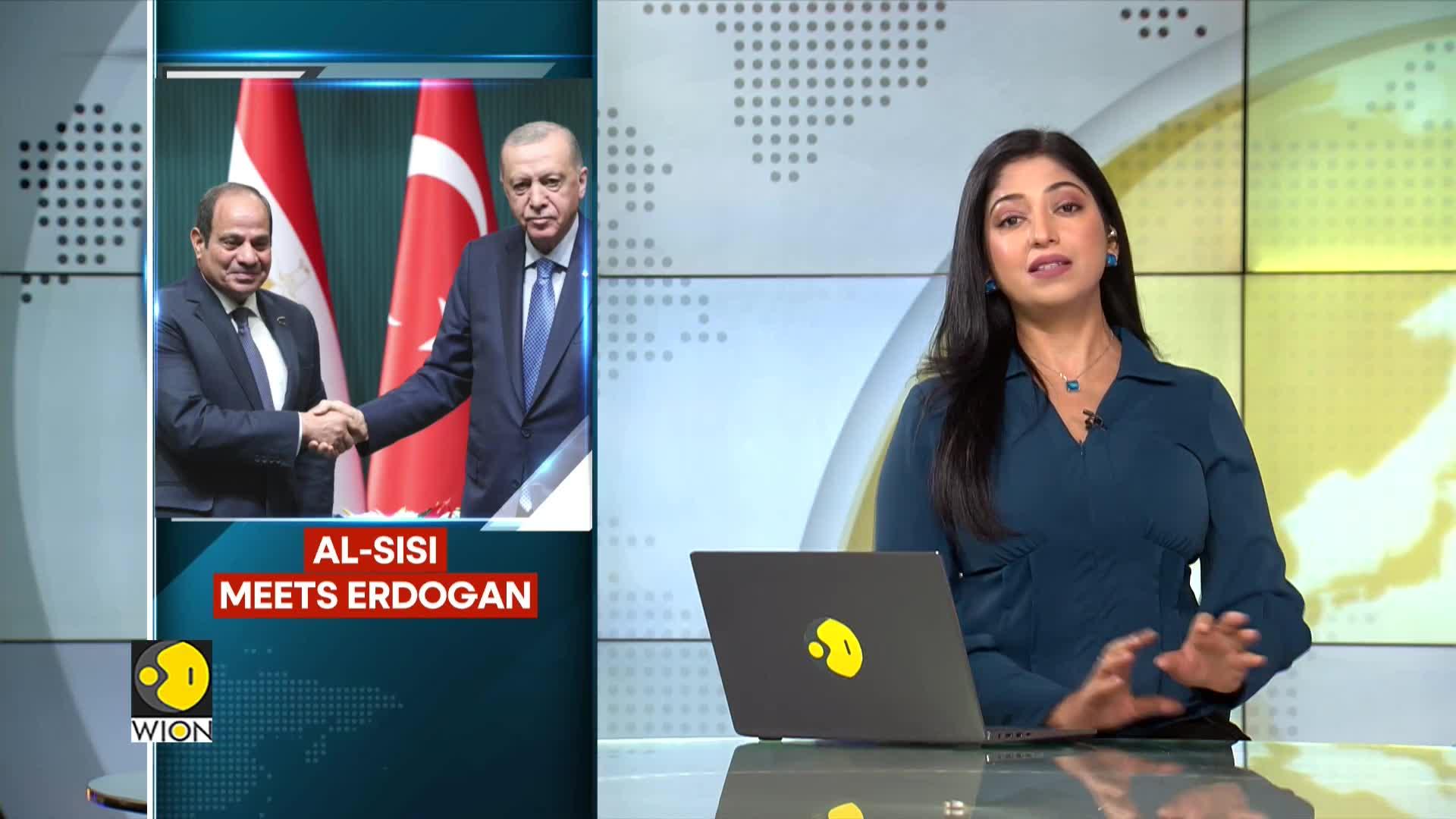 Egypt's Al-Sisi meets Turkish President