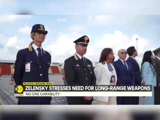 Ukrainian President Zelensky stresses need for long-range weapons
