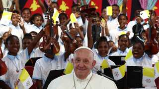 Pope Francis delivers medical supplies in visit to remote jungle town