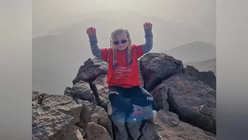 Six-year-old UK girl becomes youngest to climb highest mountain in North Africa