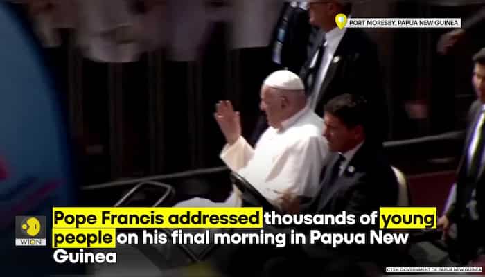 Pope Francis visits Papua New Guinea: 10,000 young people attended Pope's event