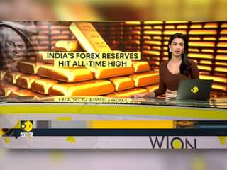 India's Forex reserves hit record high