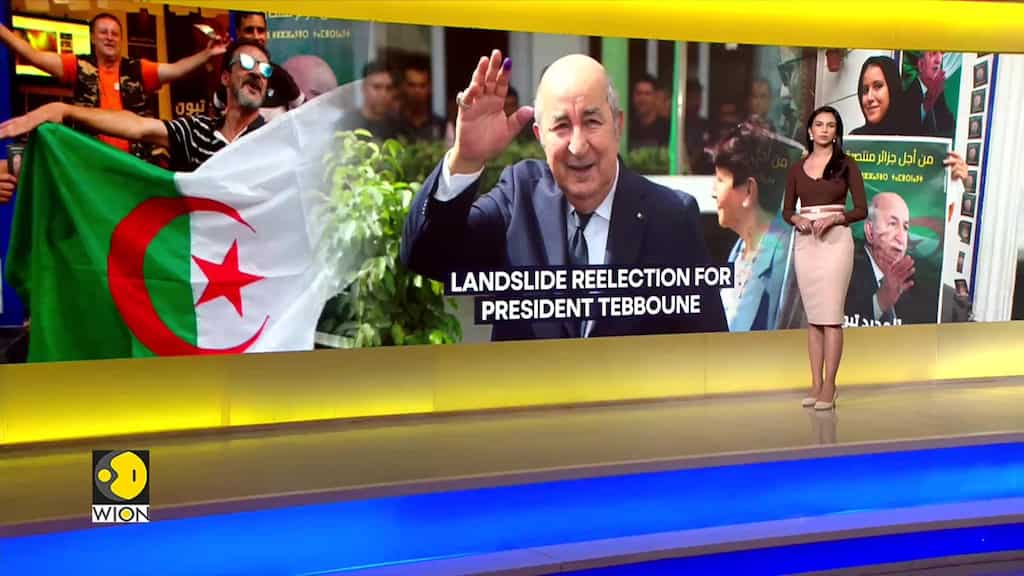 Algeria's President Tebboune re-elected for second term in landslide win