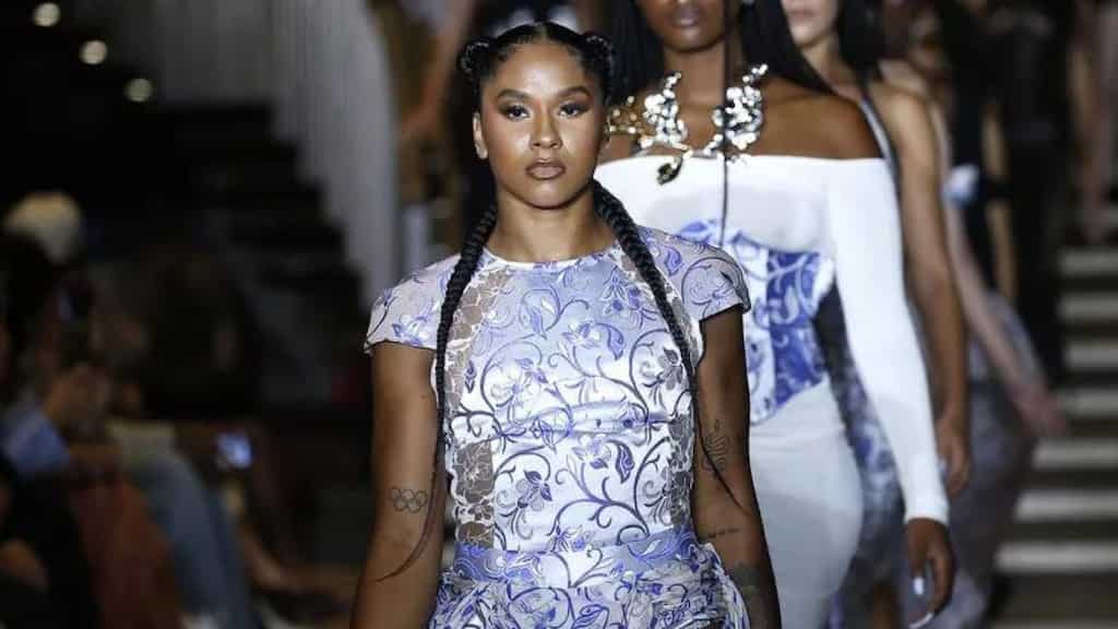 Olympic gymnast Jordan Chiles makes NYFW debut; check out runway pics