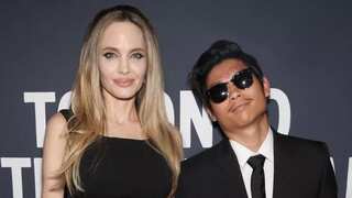 Angelina Jolie gets a standing ovation from her son Pax at TIFF premiere of Without Blood