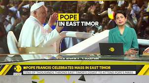 Pope Francis' celebrates mass in East Timor