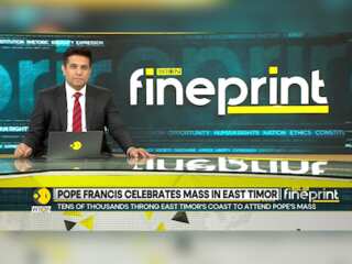 Pope Francis' Mass in East Timor: Tens of thousands throng east Timor's coast to attend Pope's mass