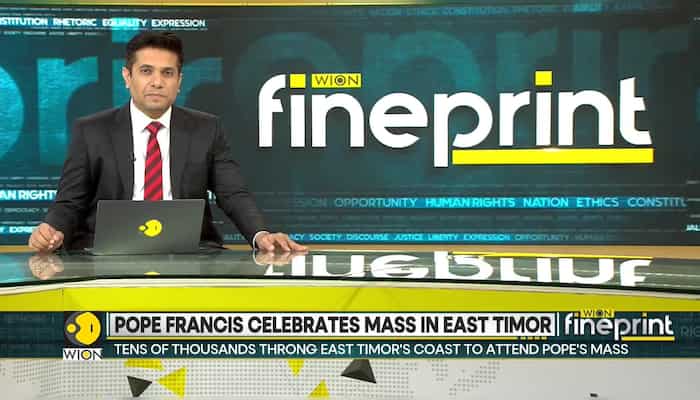 Pope Francis' Mass in East Timor: Tens of thousands throng east Timor's coast to attend Pope's mass