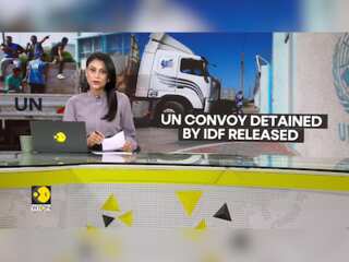 Israel-Hamas War: UN convoy in Gaza released after being detained by Israel