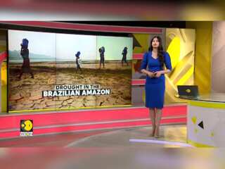 River dries in drought hit Brazilian Amazon