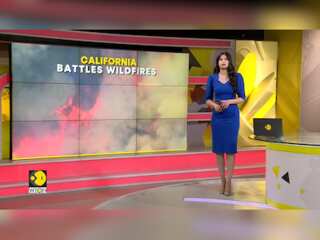 California: Wildfires burn through mountainous regions