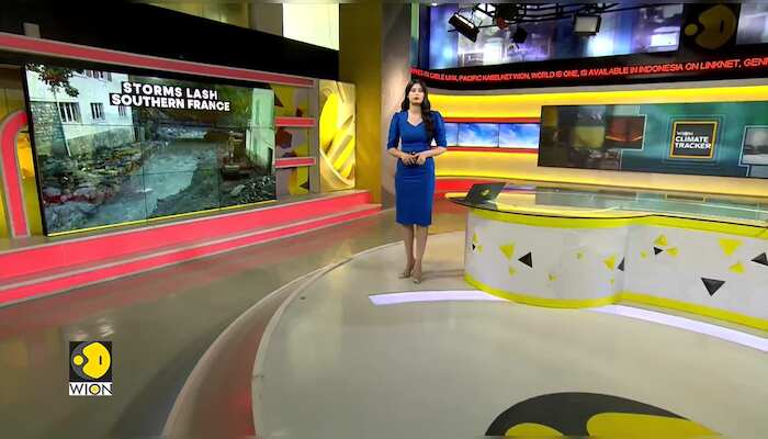 Storms in Southern France cause damage to villages