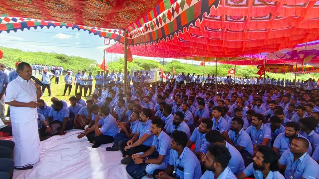 Samsung India workers protest for second day, disrupt production