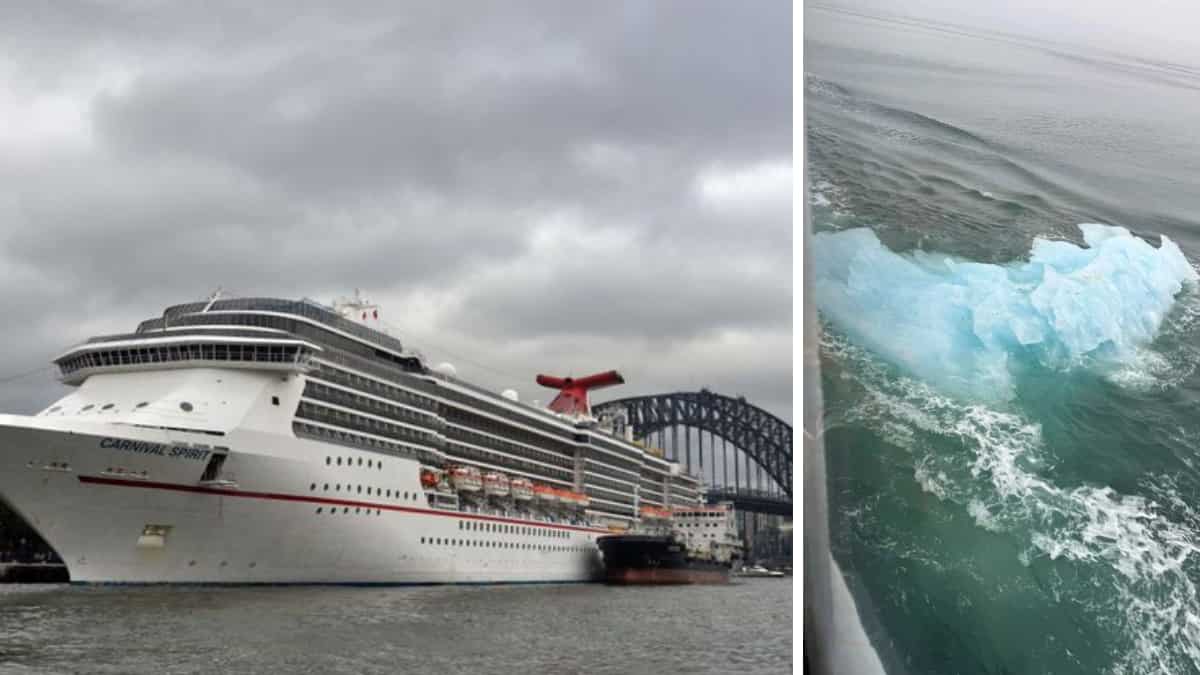 Carnival cruise faces 'Titanic moment' mid-sea as ship grazes ice in Alaska