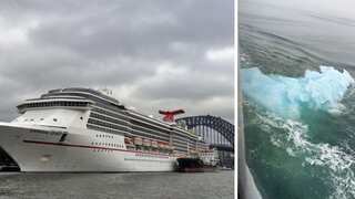 Carnival cruise faces 'Titanic moment' mid-sea as ship grazes ice in Alaska