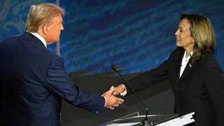 Trump attempts to water down his previous statements questioning Harris' race in fierce presidential debate