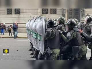 Argentina: Protestors clash with police as Congress backs Milei’s veto on pension hike