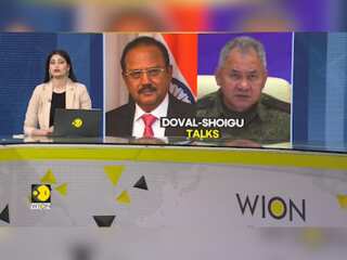 India's NSA Ajit Doval holds talks with Russian counterpart Sergei Shoigu at BRICS meet