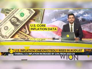 US inflation increased by 2.5% from 2023-2024