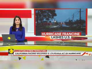 US battling extreme temperatures: California facing wildfires & Louisiana hit by hurricane Francine