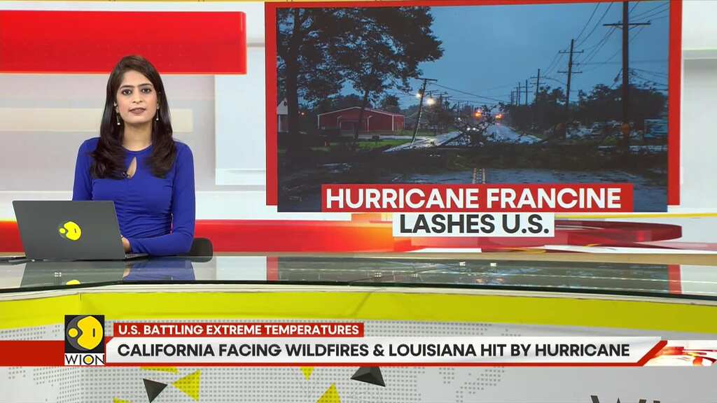 US battling extreme temperatures: California facing wildfires & Louisiana hit by hurricane Francine