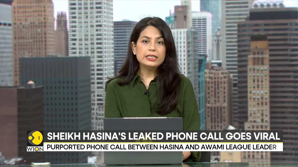 Former Bangladesh PM Sheikh Hasina's leaked phone call goes viral