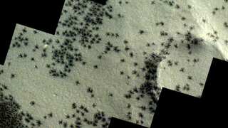 NASA just recreated 'spiders' seen on Mars in a lab on Earth
