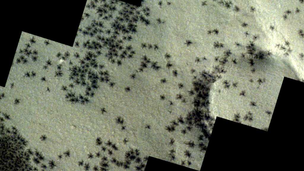 NASA just recreated 'spiders' seen on Mars in a lab on Earth