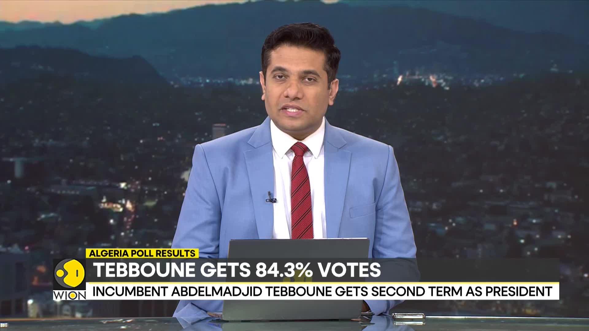 Algeria poll results: President Tebboune re-elected for 2nd term