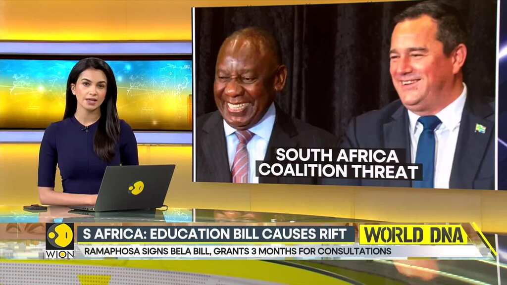 South Africa's President Cyril Ramaphosa signs 'divisive' education bill