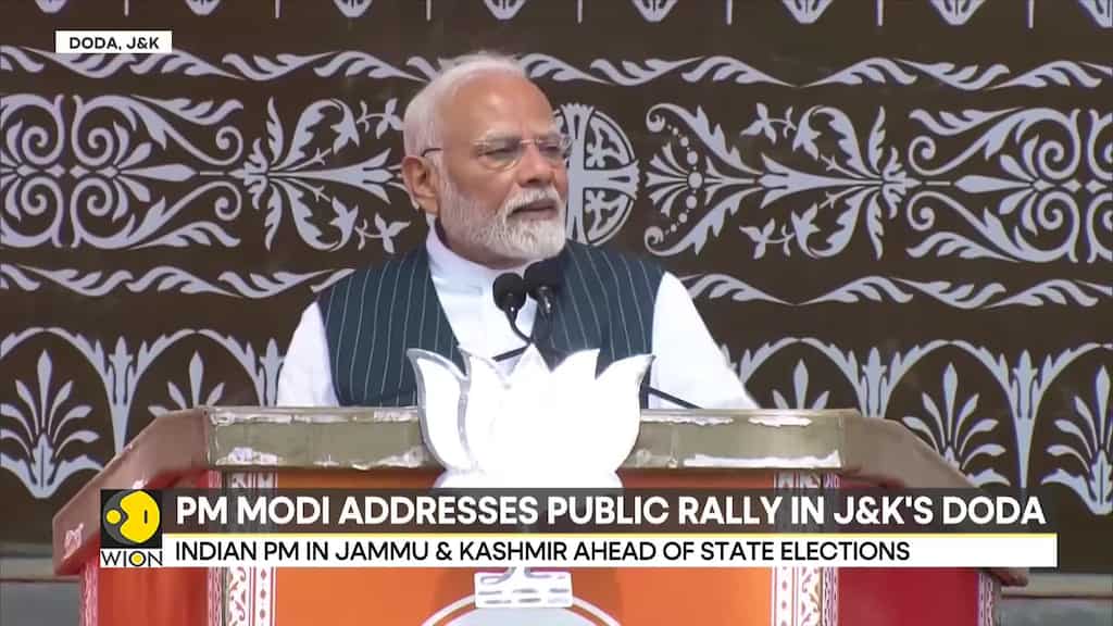 PM Modi addresses public rally in J&K's Doda