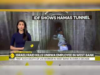 Israel-Hamas war: Israeli army shows Gaza tunnels in media tour