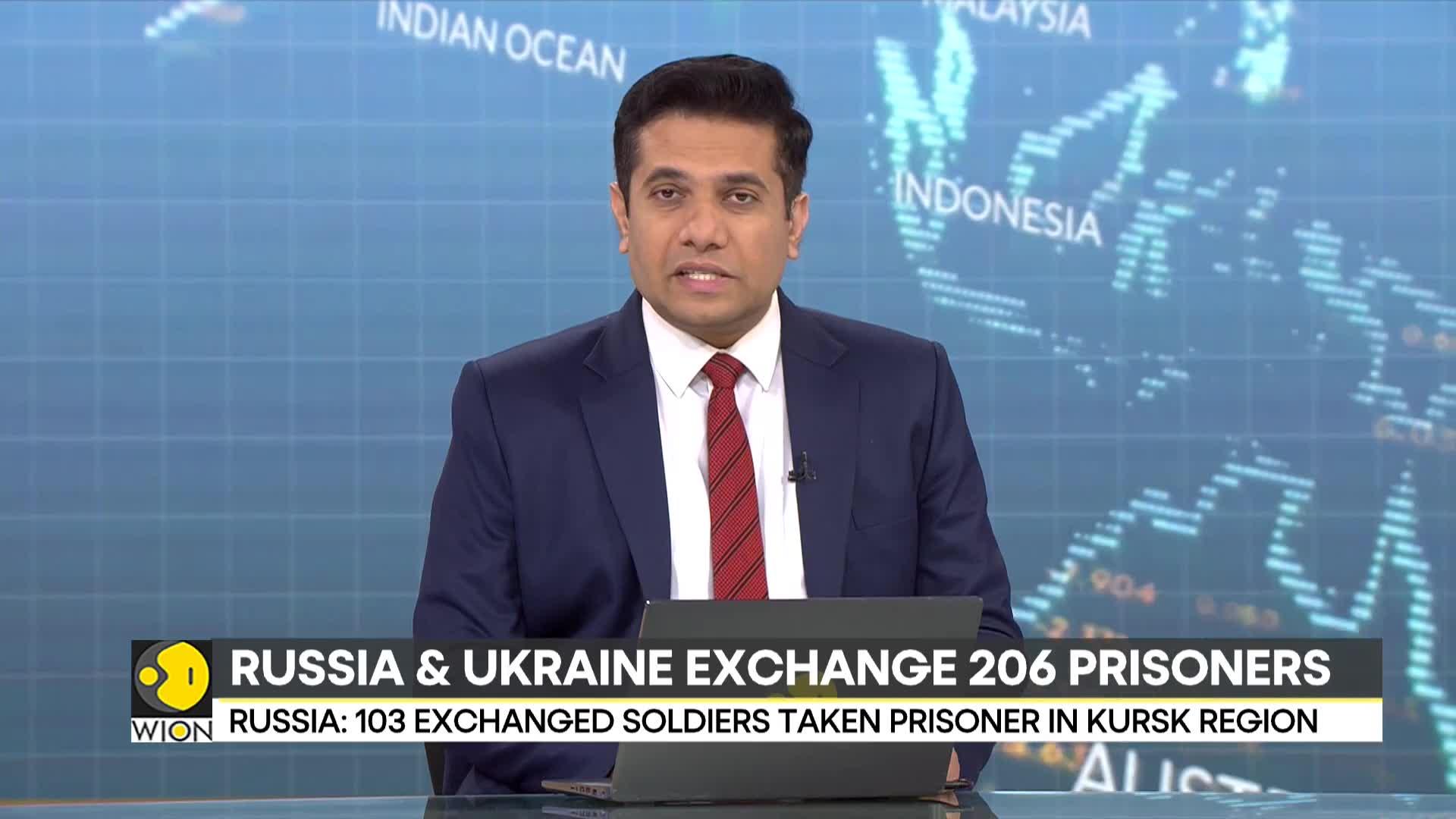 Russia, Ukraine swap 206 prisoners of war in UAE-brokered deal