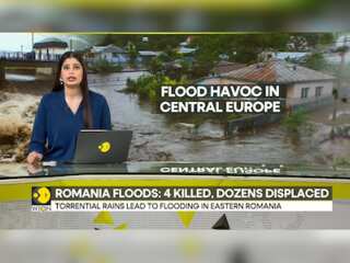 Romania floods: Over 100 evacuated amid floods