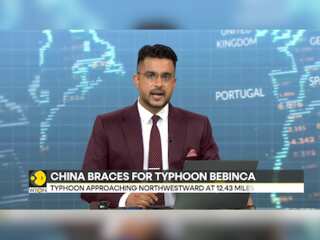 Typhoon Bebinca expected to make a landfall