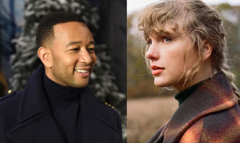 John Legend hails Taylor Swift for endorsing Kamala Harris: 'It was riskier for her' John Legend hails Taylor Swift for endorsing Kamala Harris: 'It was riskier for her'