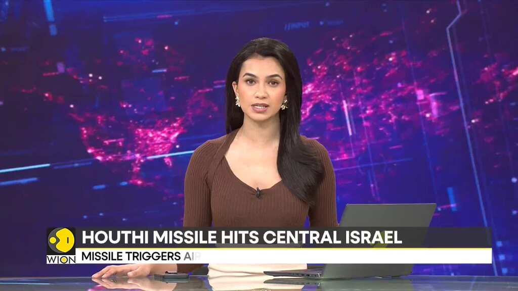 Israel-Hamas War: Houthi missile hits open area in central Israel