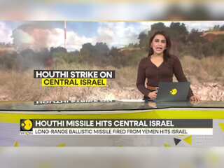 Israel-Hamas War: Houthi missile hits open area in central Israel