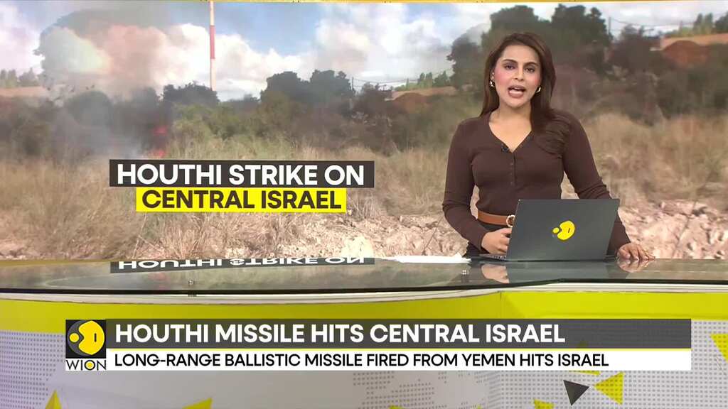 Israel-Hamas War: Houthi missile hits open area in central Israel